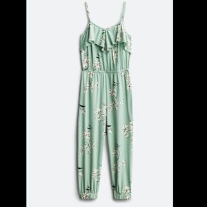 Girls floral full length jumper